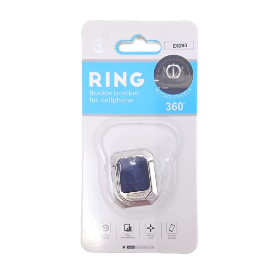 OnePlus Ring Buckle Bracket E6290 for Smartphone 360° rotation Black